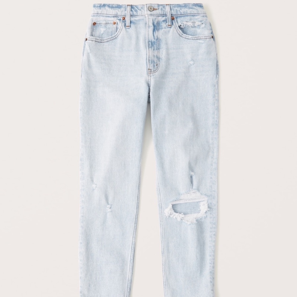 ABERCROMBIE High Rise Mom Jean